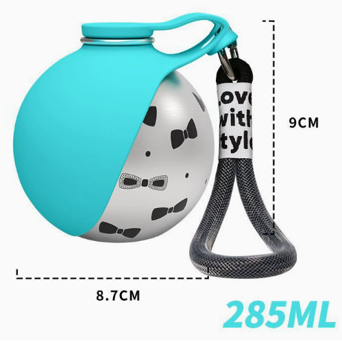 2-in-1 Portable Dog Water Bottle