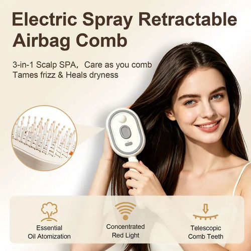 Multi-Function Massage Mist Comb