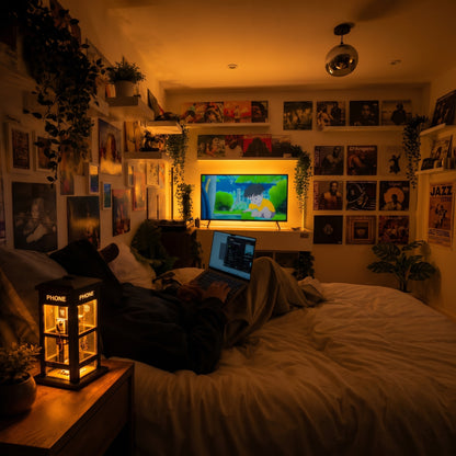 Turn Any Desk Into a Tiny Midnight Street Scene