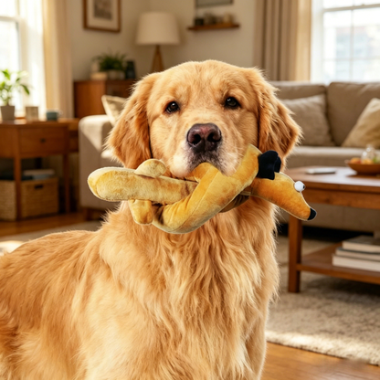 Ultra-Long Interactive Plush Dog Toy