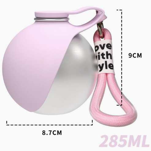 2-in-1 Portable Dog Water Bottle