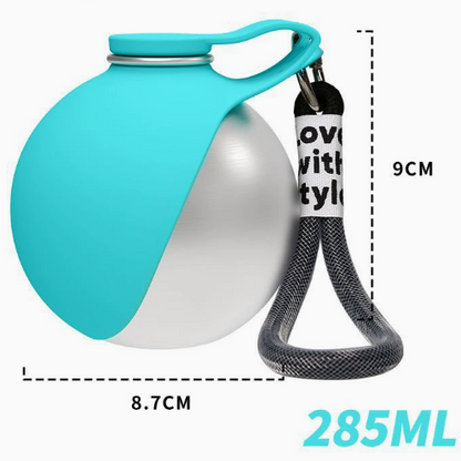 2-in-1 Portable Dog Water Bottle