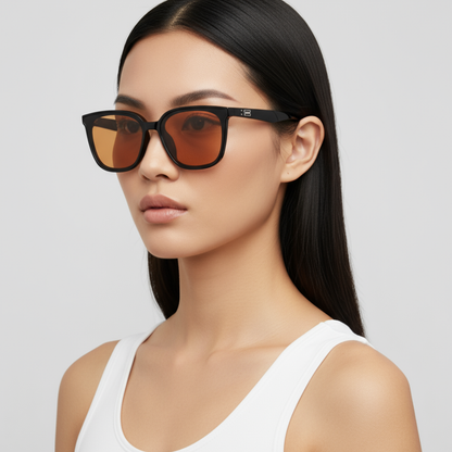Taylor Rectangular Framed Sunglasses