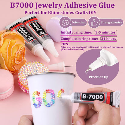 💎Two hours away from the screen- DIY Crystal Bedazzle Rhinestone Art Kit