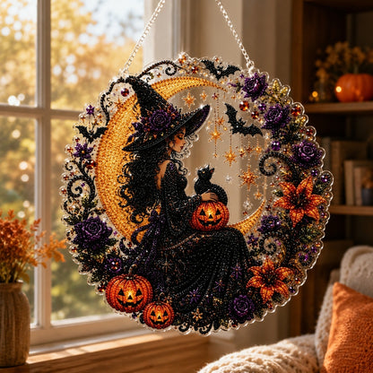 ✨🎃Halloween Pearl Art Hanging Ornament Kit-Create Your Own Magical Halloween Decoration ✨👻