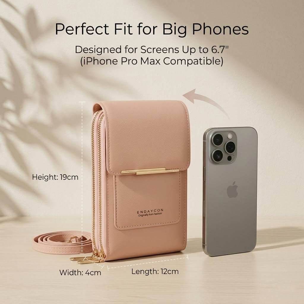 Touchscreen Crossbody Phone Wallet