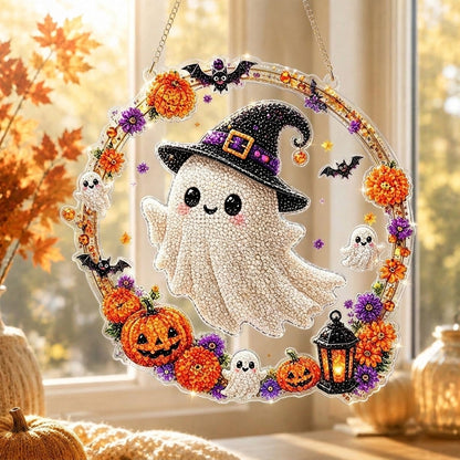 ✨🎃Halloween Pearl Art Hanging Ornament Kit-Create Your Own Magical Halloween Decoration ✨👻