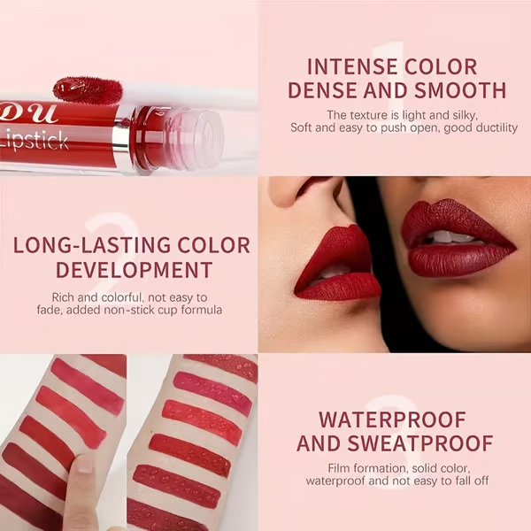❤️10Pcs Liquid Matte Matt Lipstick Set