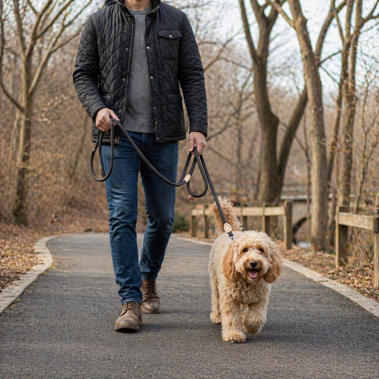 Professional Training Braided Slip Lead