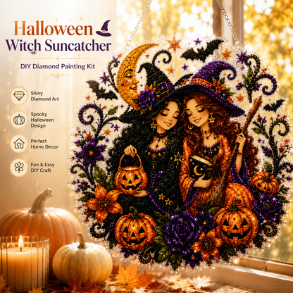 ✨🎃Halloween Pearl Art Hanging Ornament Kit-Create Your Own Magical Halloween Decoration ✨👻