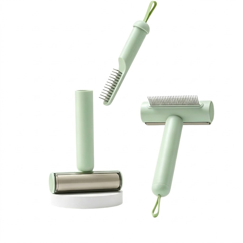 3-in-1 Professional Pet Grooming and Cleaning Set