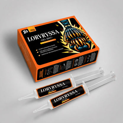 LORVRYSSA Cockroach Gel Bait | Whole-Home Eradication 🛡️
