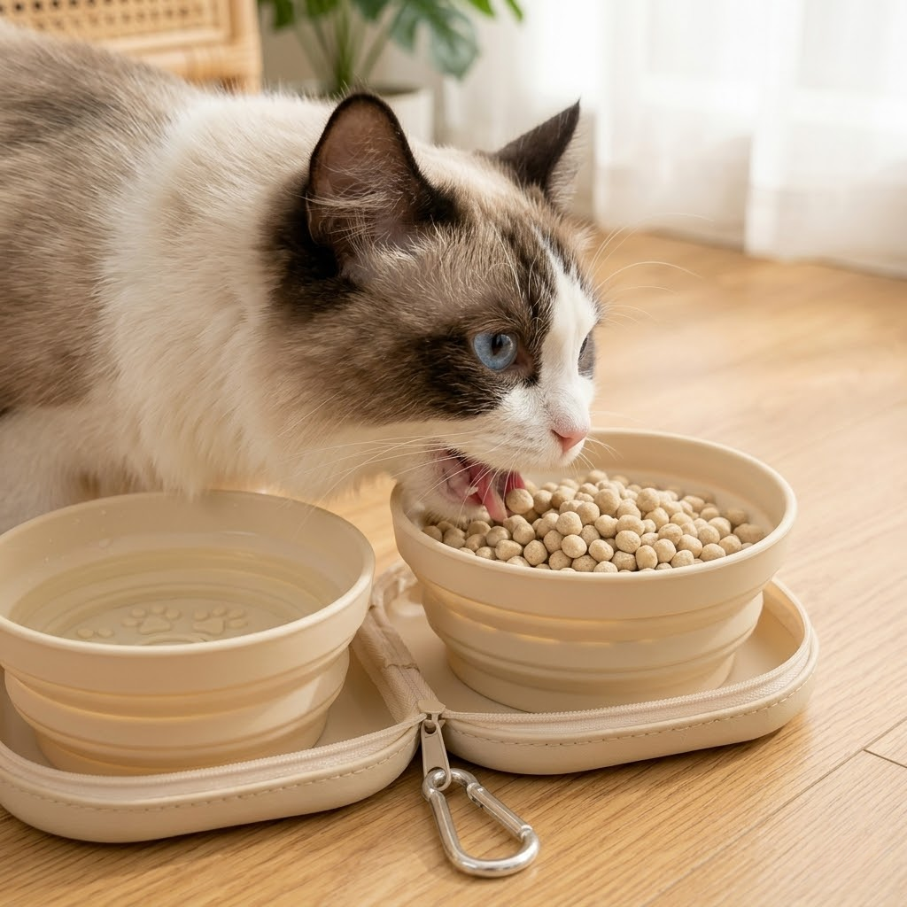 Portable Outdoor Foldable Double Bowl