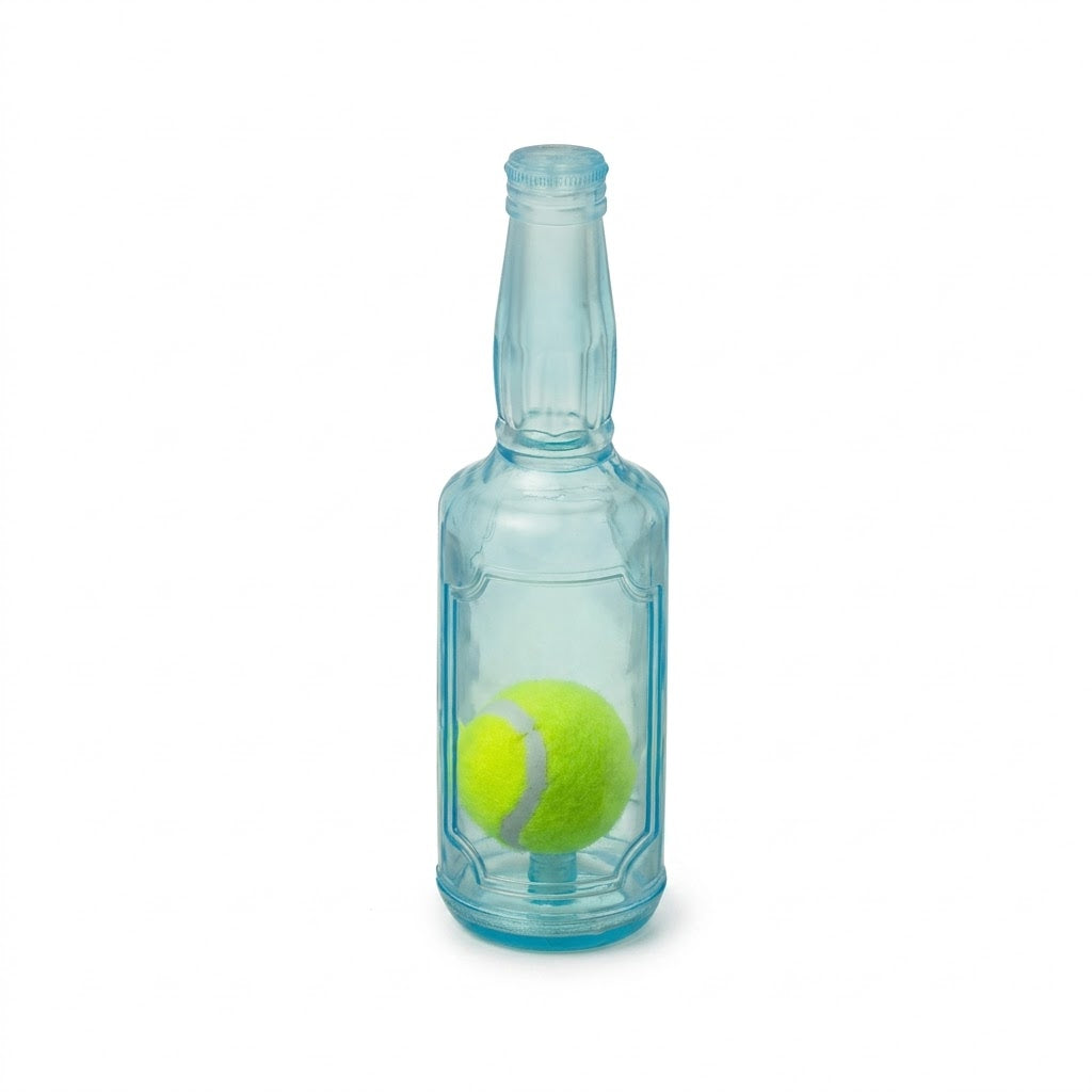 Interactive Squeaky Bottle &amp; Tennis Ball Toy