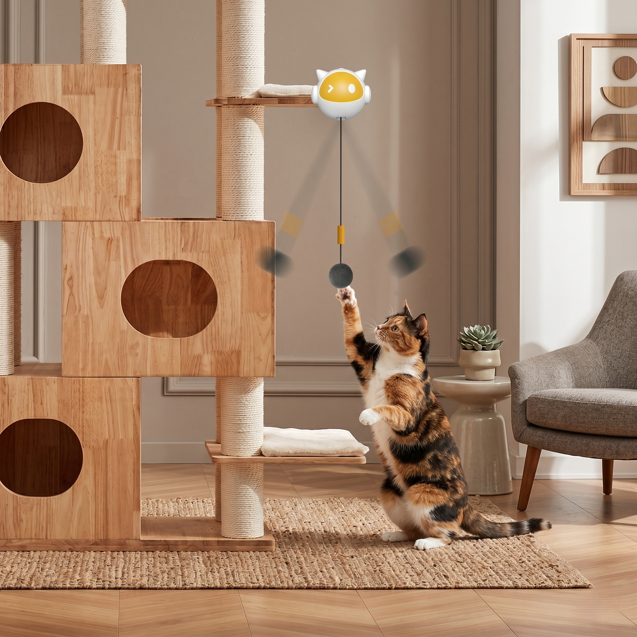 Automatic Lifting Interactive Toy