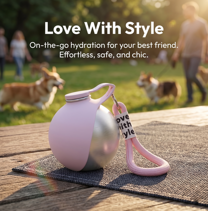 2-in-1 Portable Dog Water Bottle