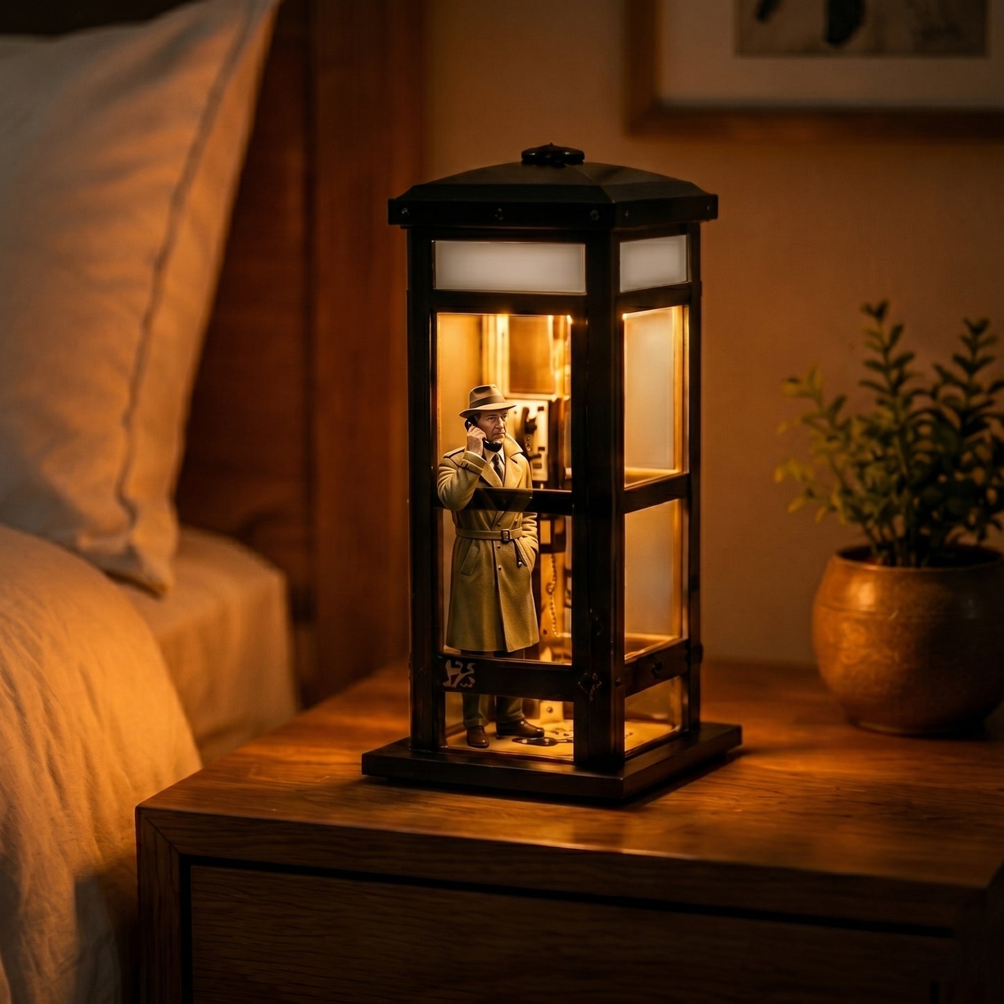 Turn Any Desk Into a Tiny Midnight Street Scene