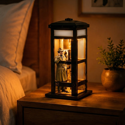 Turn Any Desk Into a Tiny Midnight Street Scene