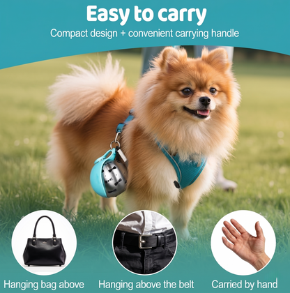 2-in-1 Portable Dog Water Bottle