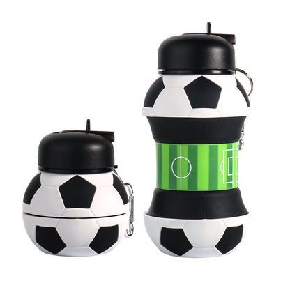 World Cup Special: 2-in-1 Foldable Football Water Bottle