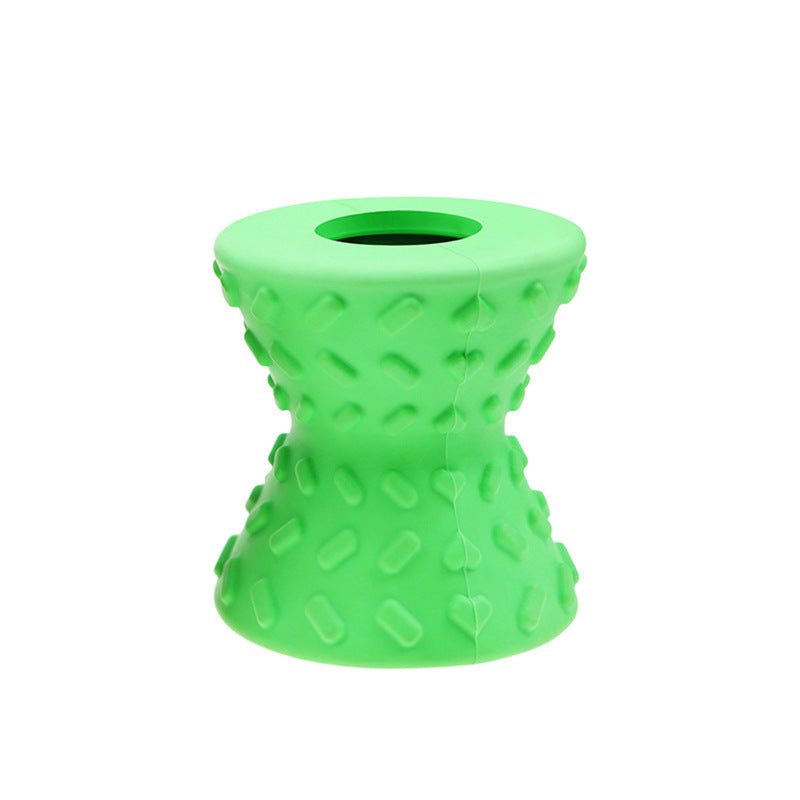 Durable Rubber Dumbbell Treat Dispenser