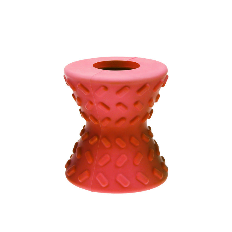 Durable Rubber Dumbbell Treat Dispenser