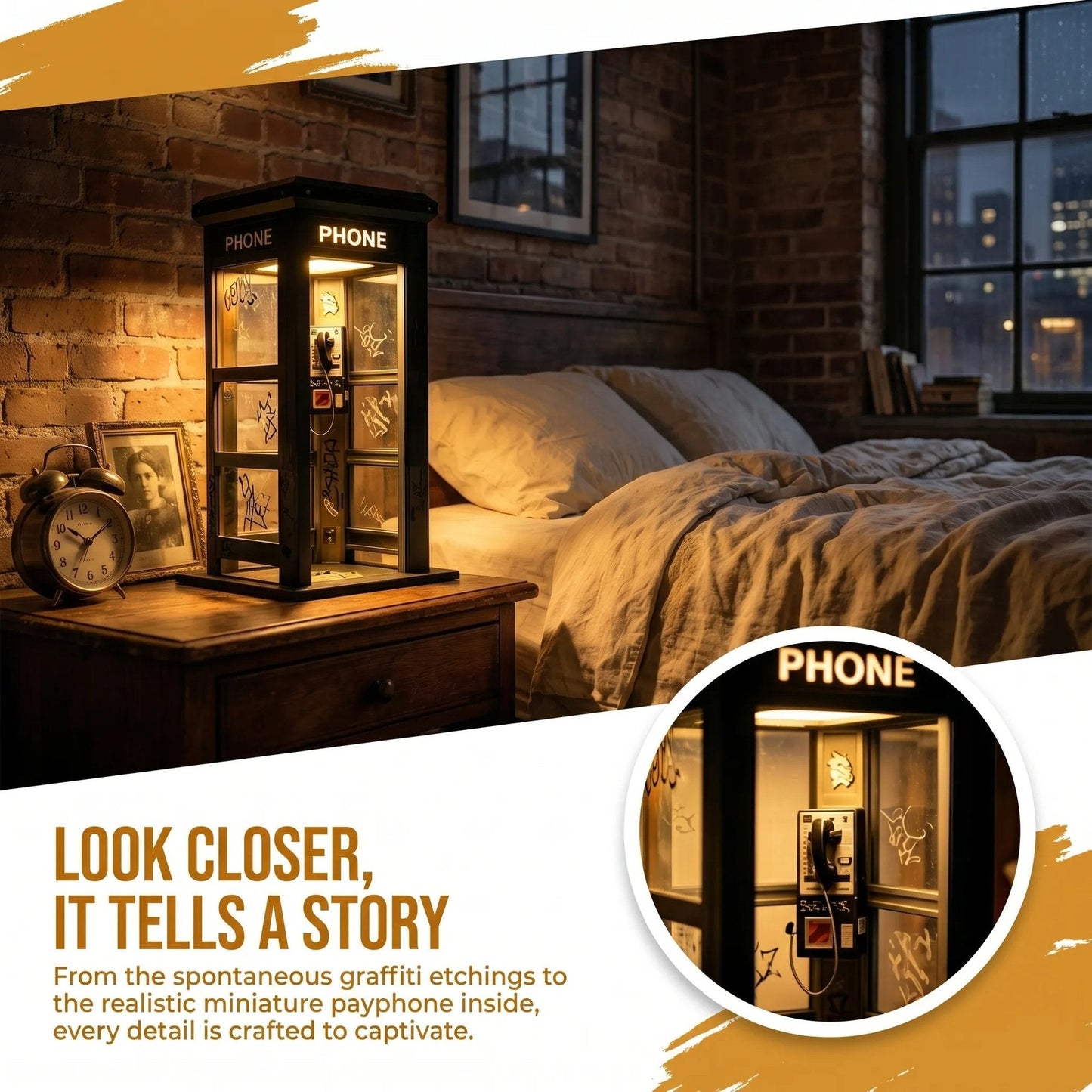 Turn Any Desk Into a Tiny Midnight Street Scene