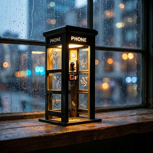 ⭐Vintage Phone Booth Ambient Lamp