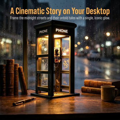 Turn Any Desk Into a Tiny Midnight Street Scene