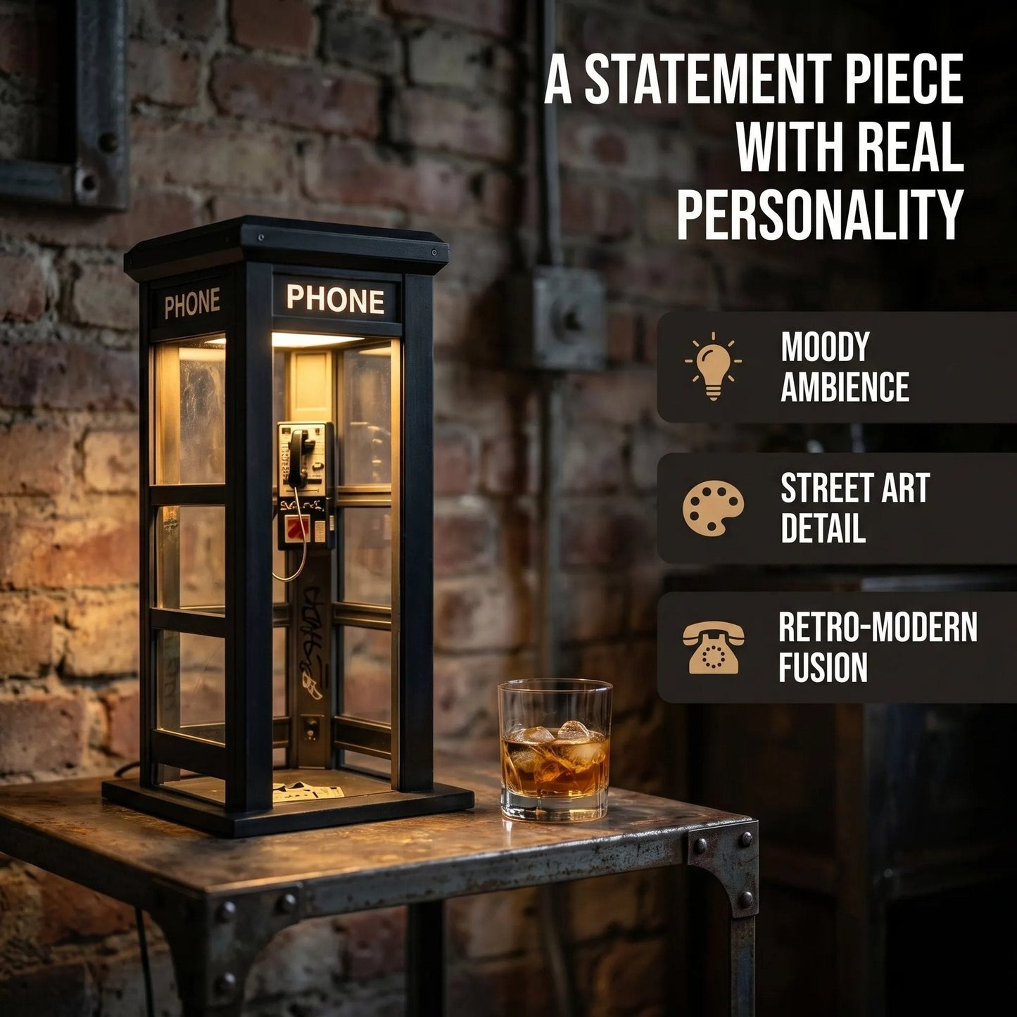 Turn Any Desk Into a Tiny Midnight Street Scene