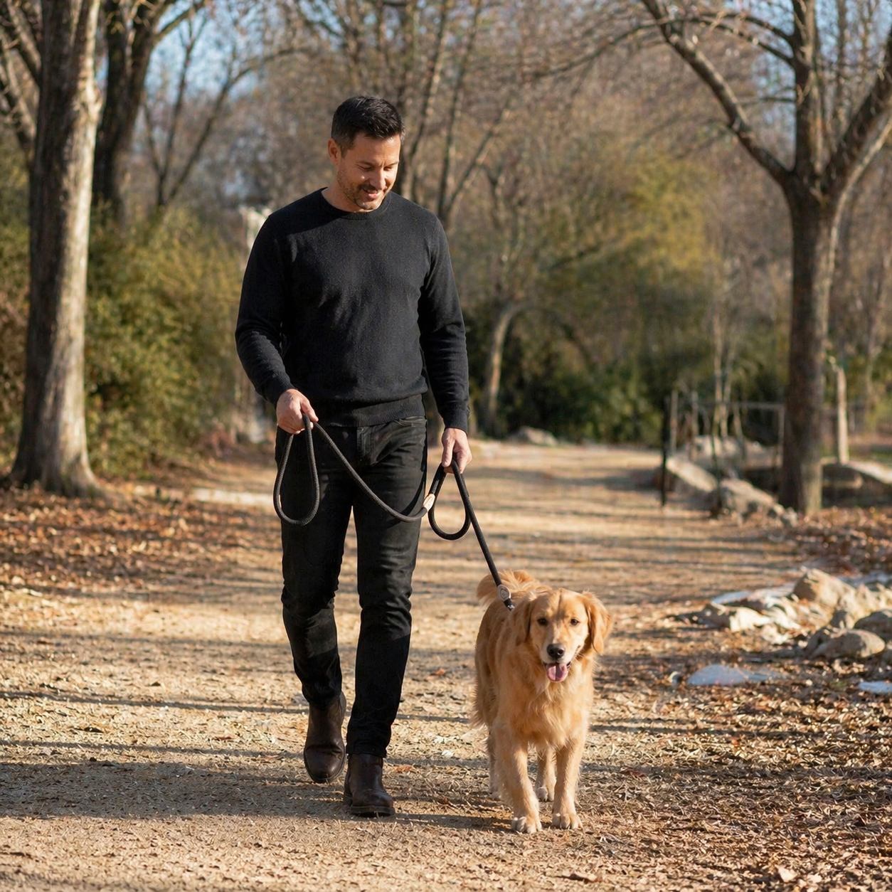 Professional Training Braided Slip Lead