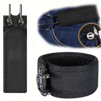 ✨Metal Hook Tactical Elastic Belt No Buckle Invisible Design | Soft Adjustable Side Tactical Belt
