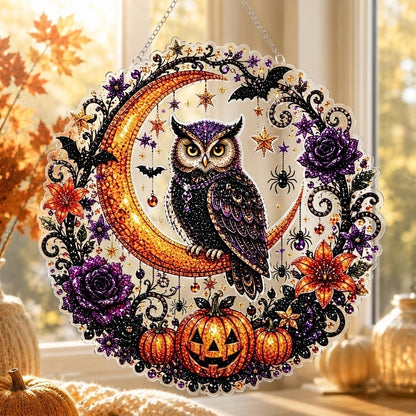 ✨🎃Halloween Pearl Art Hanging Ornament Kit-Create Your Own Magical Halloween Decoration ✨👻