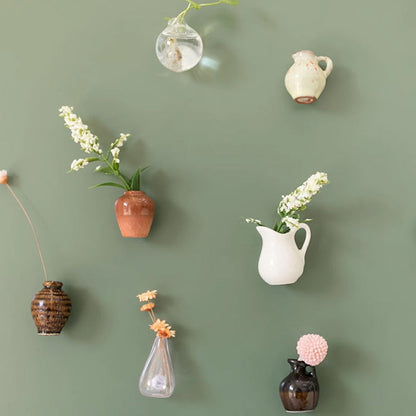 🌺Handcrafted Mini Ceramic Vase Magnet – Tiny Blooms for flower-Loving Homes