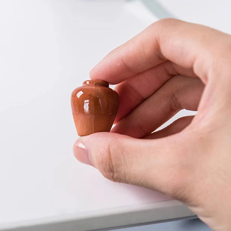 🌺Handcrafted Mini Ceramic Vase Magnet – Tiny Blooms for flower-Loving Homes