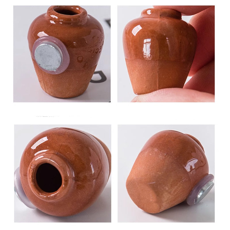 🌺Handcrafted Mini Ceramic Vase Magnet – Tiny Blooms for flower-Loving Homes