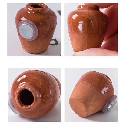 🌺Handcrafted Mini Ceramic Vase Magnet – Tiny Blooms for flower-Loving Homes